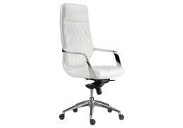 Компьютерное кресло Isida white / satin chrome (65x59x123)