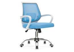 Компьютерное кресло Ergoplus blue / white (61x55x84)