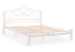 Кровать Виктори 4 160х200 белая (179x210x107)