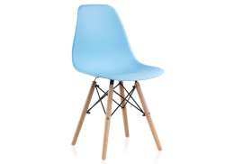 Пластиковый стул Eames PC-015 blue (46x52x83)