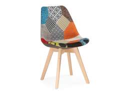 Стул деревянный Mille fabric multicolor (49x60x83)