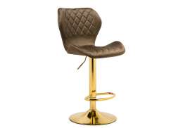 Барный стул Porch cappuccino / gold (46x49x88)