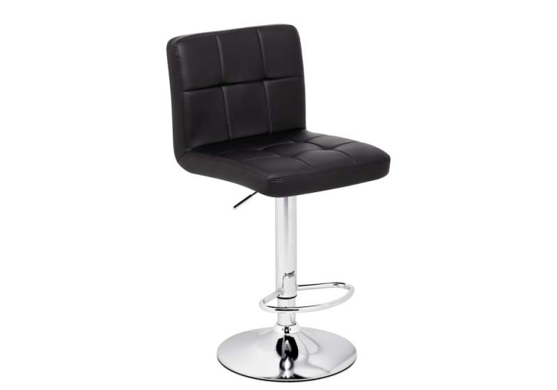 Барный стул Paskal black / chrome (43x53x89). 