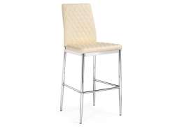 Барный стул Teon beige / chrome (41x50x100)